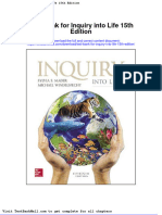 Test Bank for Inquiry Into Life 15th Edition