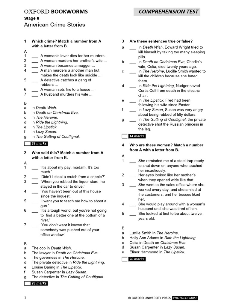 Obw American Crime Stories | PDF