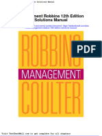 Management Robbins 12th Edition Solutions Manual