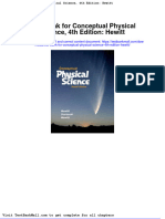 Test Bank For Conceptual Physical Science 4th Edition Hewitt