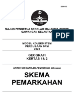 Skema Percubaan Geografi K1 & K2