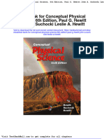 Test Bank For Conceptual Physical Science 6th Edition Paul G Hewitt John A Suchocki Leslie A Hewitt