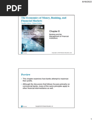 B01032_Chapter 08_Banking and the Management of Financial Institutions