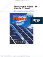 Test Bank For Conceptual Physics 12th Edition Paul G Hewitt