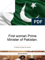 First Woman Prime Minister of Pakistan