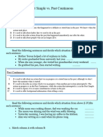 3 Past Simple Vs Past Continuous