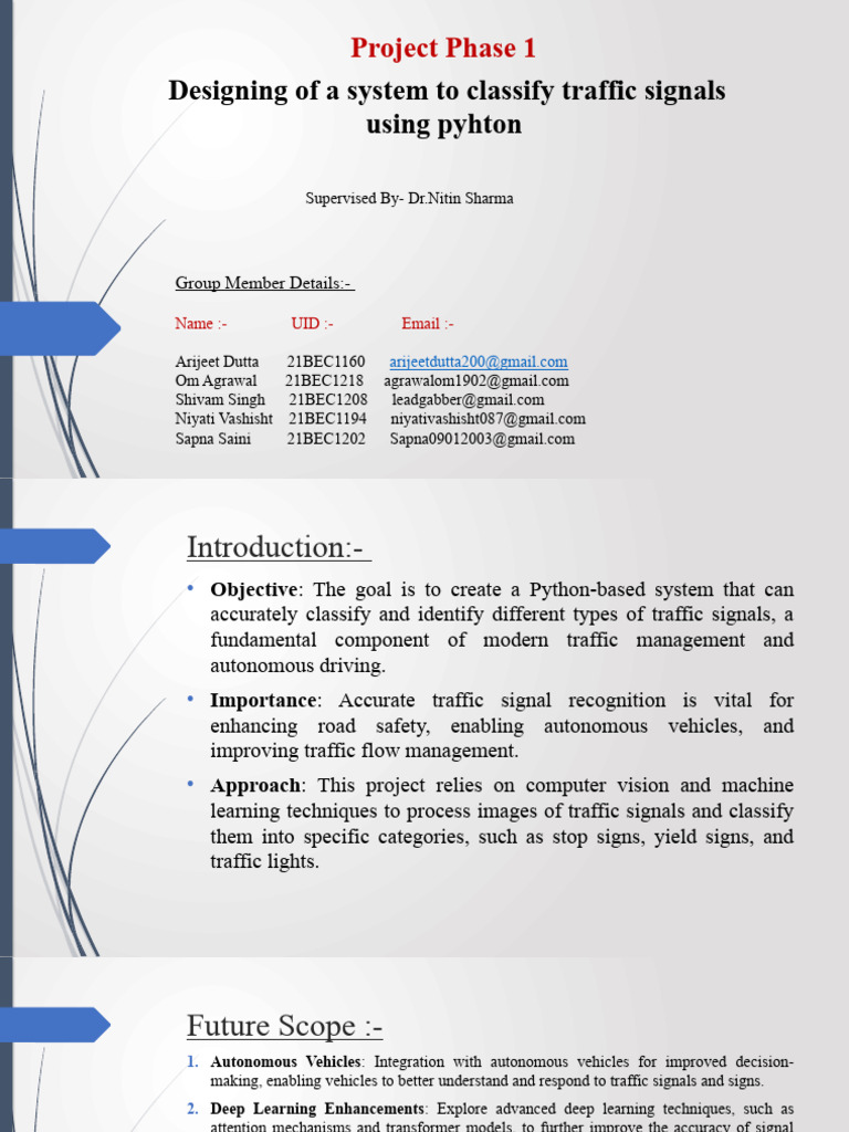 Phase 1 Pdf Traffic Traffic Light
