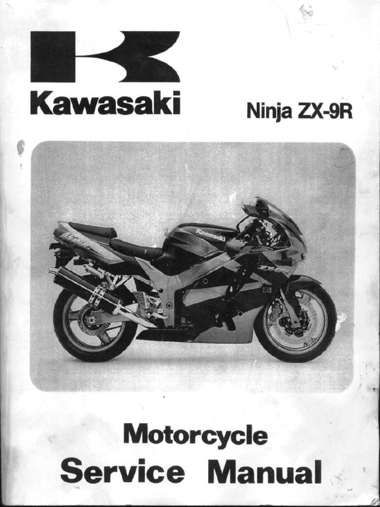 KAWASAKI ZX-9R サービスマニュアル1998 ボロい ZX900-D1