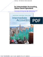 Test Bank For Intermediate Accounting 10th Edition David Spiceland
