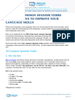 200 Most Common Spanish Verbs Conjugations To Improve Your Language Skills