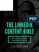 Justin Welsh - The LinkedIn Content Bible