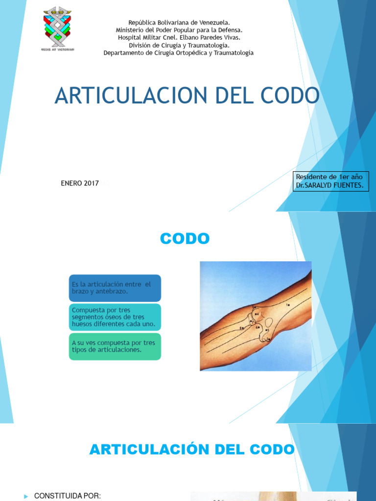 Anatomía y Ligamentos del Codo | PDF | Codo | Articulación