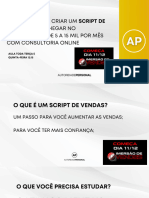 Aprenda Como Criar Um Script De: Vendas para Chegar No