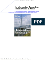 Test Bank For Intermediate Accounting 13th Edition Donald e Kieso