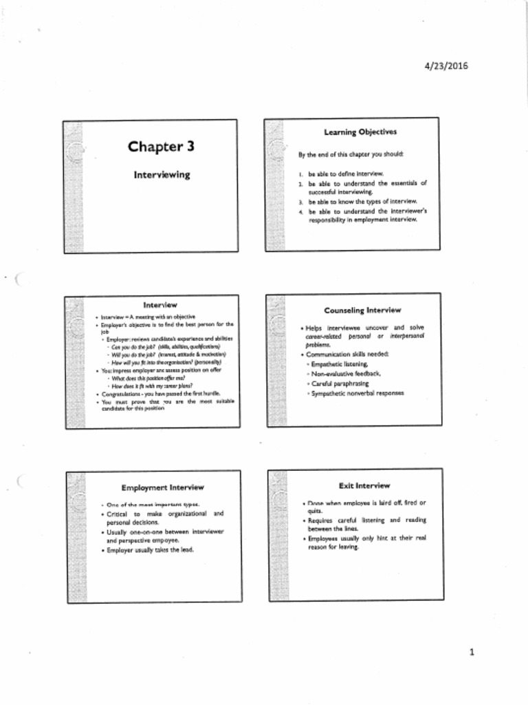 Chapter 3 interviewing pdf