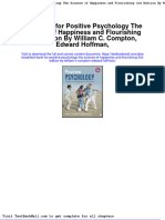 Test Bank For Positive Psychology The Science of Happiness and Flourishing 3rd Edition by William C Compton Edward Hoffman