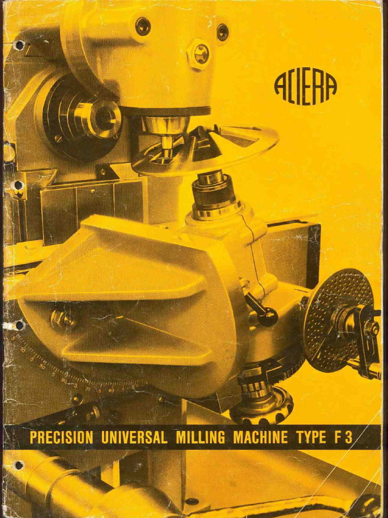Aciera F3 1979 Catalogue | PDF