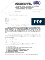 Surat Pelaksanaan Tugas Pelatihan Perkoperasian - Bandung 3 - 6 Nop 2023