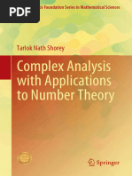 Complex Analysis With Applications To Number Theory 1st Ed 9789811590962 9789811590979 - Compress