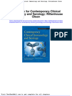 Test Bank For Contemporary Clinical Immunology and Serology Rittenhouse Olson
