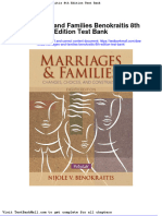 Marriages and Families Benokraitis 8th Edition Test Bank