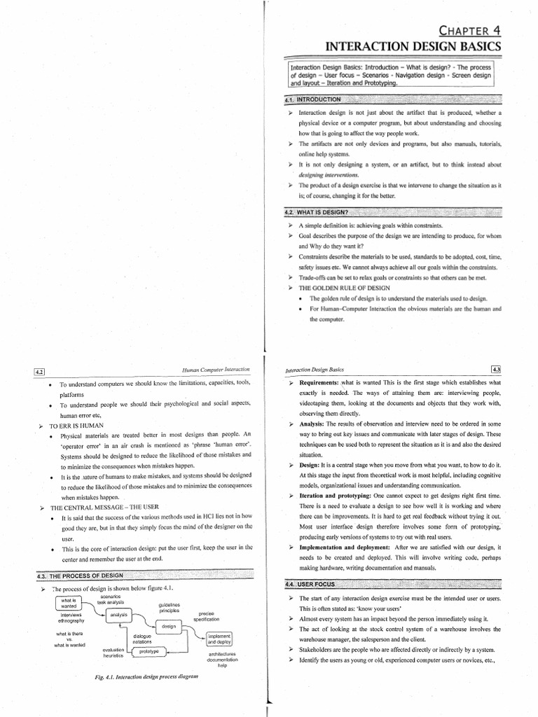 Interaction Design Fundamentals in HCI | PDF | Software Testing ...