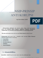 Prinsip-Prinsip Anti Korupsi