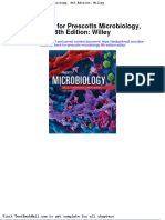 Test Bank For Prescotts Microbiology 8th Edition Willey