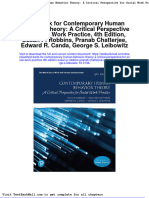 Test Bank For Contemporary Human Behavior Theory A Critical Perspective For Social Work Practice 4th Edition Susan P Robbins Pranab Chatterjee Edward R Canda George S Leibowitz 10 0134