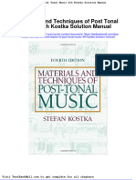 Materials and Techniques of Post Tonal Music 4th Kostka Solution Manual