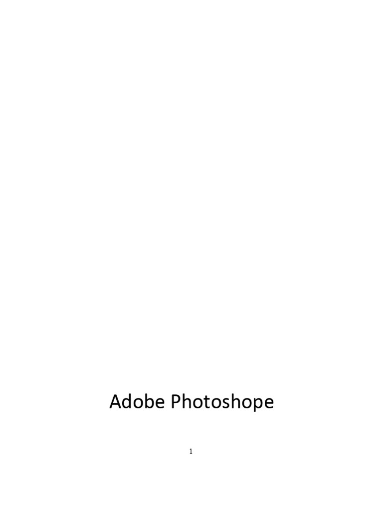 Computer Padhanam Adobe Photoshop | PDF | Color | Multidimensional ...
