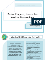 Pharmaceutical Calculation Rasio Dan Pro