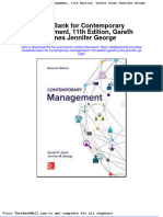 Test Bank For Contemporary Management 11th Edition Gareth Jones Jennifer George