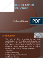 Thories of Capital Structure