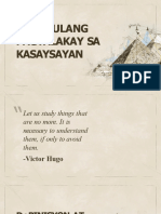 Unang Pagtalakay Sa Kasaysayan