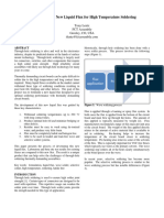 Formulation of A New Liquid Flux For High Temperature Soldering