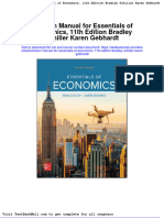 Solution Manual For Essentials of Economics 11th Edition Bradley Schiller Karen Gebhardt