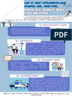 Infografía Consejos Trabajo en Equipo Ilustrado Azul