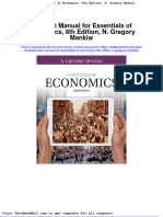 Solution Manual For Essentials of Economics 8th Edition N Gregory Mankiw