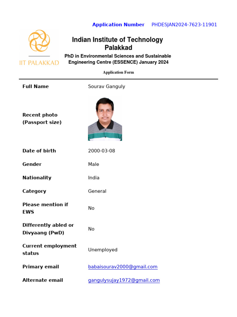 Phd In Environmental Sciences And Sustainable Engineering Centre