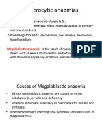 Macrocytic Anaemias: 1-Megaloblastic Anaemia-2-Nonmegaloblastic