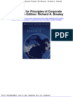 Test Bank For Principles of Corporate Finance 9th Edition Richard A Brealey