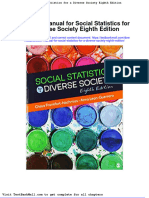 Solution Manual For Social Statistics For A Diverse Society Eighth Edition