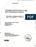 Lubrication of High-Speed Rolling-Element .Bearings ": ' and Performance