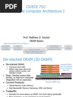 DRAM Basics by Prof. Matthew D. Sinclair 