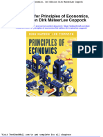 Test Bank For Principles of Economics 3rd Edition Dirk Mateerlee Coppock