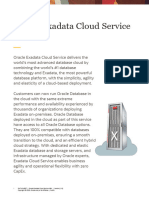 Oracle Database Exadata Cloud Service Ds