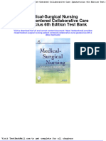 Medical Surgical Nursing Patient Centered Collaborative Care Ignatavicius 6th Edition Test Bank