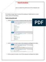 Payroll Calculation