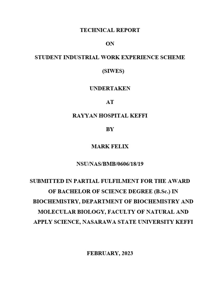 Technical Report | PDF | Science